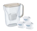 Dzbanek filtrujący Brita Style Essential+3 wkłady MaxtraPro PP (piaskowy)