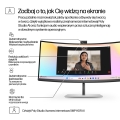 Monitor HP LED 34” S7 Pro 734pm (8K157UT) Curved IPS 120Hz WQHD Kamera RJ-45 ThunderBolt 4
