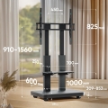 ONKRON TS2811E Mobilny stojak do ekranu 50”-120” maks 125 kg czarny