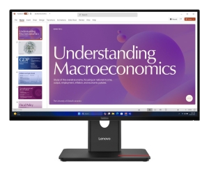 Lenovo ThinkVision T24D-40 23.8"FHD 120Hz 250nits AG HDMI DP USB Eclipse Black