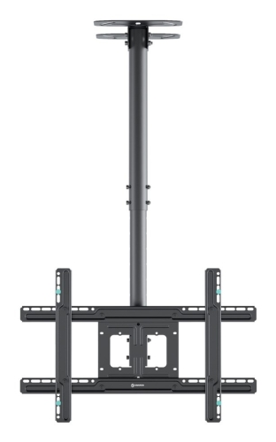 ONKRON N2L-B Uchwyt sufitowy obrotowo-pochylny do ekranu 32"-80" maks 68 kg czarny