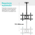 ONKRON N2L-B Uchwyt sufitowy obrotowo-pochylny do ekranu 32"-80" maks 68 kg czarny