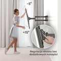 ONKRON M7L-B Uchwyt ścienny obrotowo-pochylny do ekranu 40"-75" maks 68 kg czarny