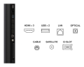 Telewizor TCL 65C6KS QD-Mini LED 65" 4K Ultra HD Google TV Dolby Atmos DVB-T2 Metaliczny