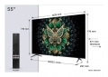 Telewizor TCL 55C69K QD-Mini LED 55'' 4K Ultra HD 144Hz Google TV Dolby Atmos Metaliczny