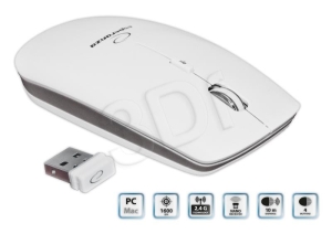 Mysz Esperanza EM120W (optyczna; 1600 DPI; kolor biały)