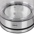 ELDOM SZKLANY CZAJNIK BEZPRZEWODOWY C420 KETTY 1850-2200W 1,7L FILTR SIATKOWYPODŚWIETLANY ZBIORNIK, PŁYTA GRZEJNA
