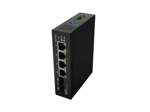 LANBERG SWITCH LIGHT INDUSTRIAL POE 1XBT 3XAT 2XSFP DIN NIEZARZĄDZALNY GIGABIT ETHERNET