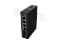 LANBERG SWITCH LIGHT INDUSTRIAL POE 1XBT 3XAT 2XSFP DIN NIEZARZĄDZALNY GIGABIT ETHERNET