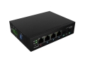 LANBERG SWITCH LIGHT INDUSTRIAL POE 1XBT 3XAT 2XSFP DIN NIEZARZĄDZALNY GIGABIT ETHERNET