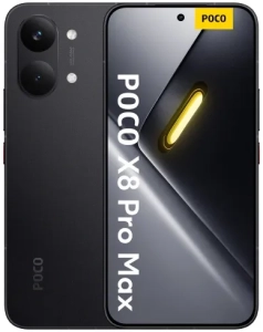 Smartfon Xiaomi Poco X8 PRO MAX 5G 12/512GB Black 6,83" 8500mAh IP68 50MP
