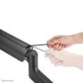 Uchwyt biurkowy do monitora Neomounts DS70PLUS-450BL1 17-49" - sprężyna gazowa - Topfix - ogranicznik 180°
