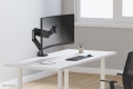 Uchwyt biurkowy do monitora Neomounts DS70PLUS-450BL1 17-49" - sprężyna gazowa - Topfix - ogranicznik 180°