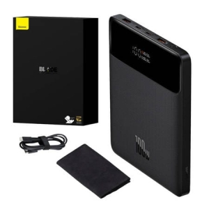 BASEUS BLADE SUPER SZYBKI CIENKI POWERBANK 20000MAH 100W 2XUSB 2XC SCP FCP P10021604123-00