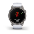 Zegarek sportowy Garmin Epix Pro Gen 2 Sapphire 47mm Titanium Whitestone