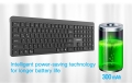 GEMBIRD BEZPRZEWODOWY ZESTAW KLAWIATURY + MYSZ SLIM PRO BUSINESS, DUAL MODE, 2,4 GHZ + BT, UKŁAD US, KOLOR CZARNY