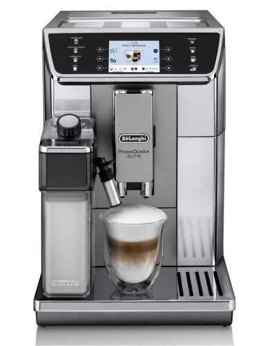 Ekspres ciśnieniowy DeLonghi PrimaDonna Elite ECAM 650.55.MS (1450W; kolor srebrny)