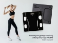 ELDOM INTELIGENTNA WAGA OSOBOWA TWO610 ILIIE DO 180 KG, WSKAŹNIK BMI ,BMR,LBM APLIKACJA KOMPATYBILNA Z SYSTEMAMI ANDROID ORAZ