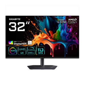 MONITOR GIGABYTE QD-OLED 31,5" MO32U2 240Hz