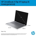 HP OmniBook X Flip 2in1 14-fk0020nw Ryzen AI 5 340 14"2K OLED 300nits LBL Glosy 16GB LPDDR5x SSD512 Radeon 840M Cam5MP+IR  59Wh Win11 Meteor Silver Al