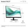 MONITOR HP LED 27” S3 Pro 327pf 100Hz (B0CG3UT)