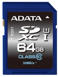 MEMORY SDXC 64GB CLASS10 ASDX64GUICL10-R ADATA