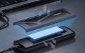 Obudowa Ugreen CM578 15512 na dysk M.2 NVMe 10Gbps - czarna + kabel USB-C / USB-A + kabel USB-C / USB-C