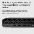 HP EliteDesk 8 Mini G2i AI Ultra 5 322 16GB DDR5 5600 SSD512 Intel Graphics W11Pro 3Y OnSite