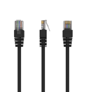 PATCH CABLE CAT5E UTP 3M/BLACK PP12-3M/BK GEMBIRD