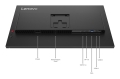 Lenovo ThinkVision T27-40 27"FHD 120Hz 300nits AG USB HDMI DP Eclipse Black