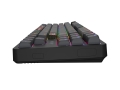 Klawiatura dla graczy Fury Kanabo K6 US podświetlenie RGB magnetyczna czarno-szara