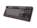 Klawiatura dla graczy Fury Kanabo K6 US podświetlenie RGB magnetyczna czarno-szara