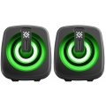 DEFENDER GŁOŚNIKI PC J1 2.0 6W LED USB CZARNE 65961