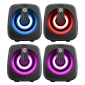 DEFENDER GŁOŚNIKI PC J1 2.0 6W LED USB CZARNE 65961