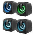 DEFENDER GŁOŚNIKI PC J1 2.0 6W LED USB CZARNE 65961