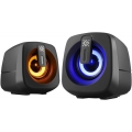 DEFENDER GŁOŚNIKI PC J1 2.0 6W LED USB CZARNE 65961