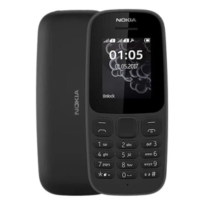 Klasyczny prosty Telefon Nokia 105 2019 Dual Sim 4-edycja BLUE Radio Latarka