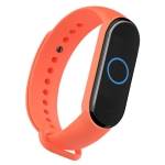Opaska Xiaomi Mi Band 5 6 Silikonowa Pomarańczowa
